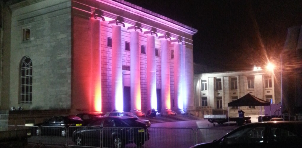 Southampton Guildhall Uplighting