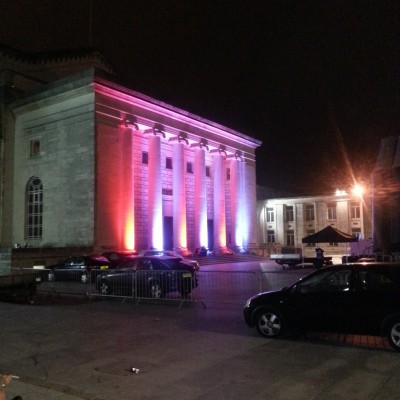 Southampton Guildhall Uplighting