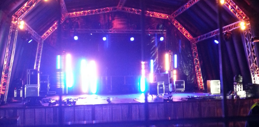 12m Inflatable Stage With Internal Truss
