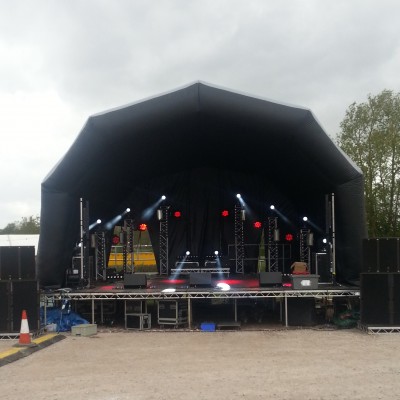 9m x 8m x 5m Inflatable Stage